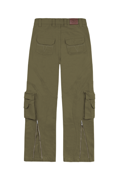 Green Net Cargo Pants 2.0