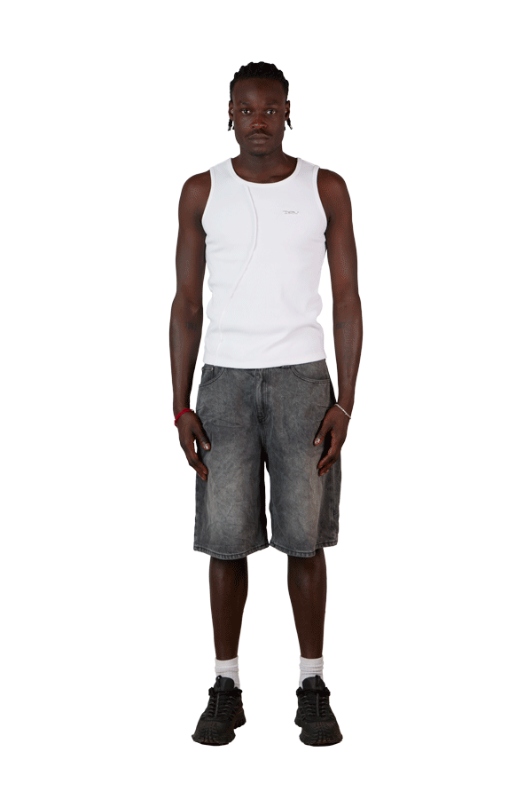 White "After Life" Tank Top