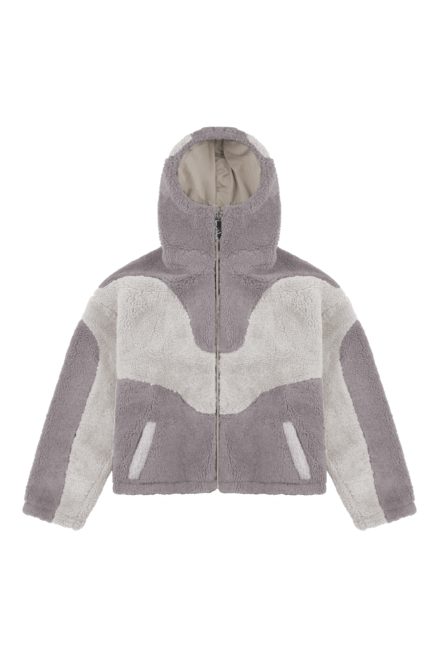 Grey fleece jacket clearance