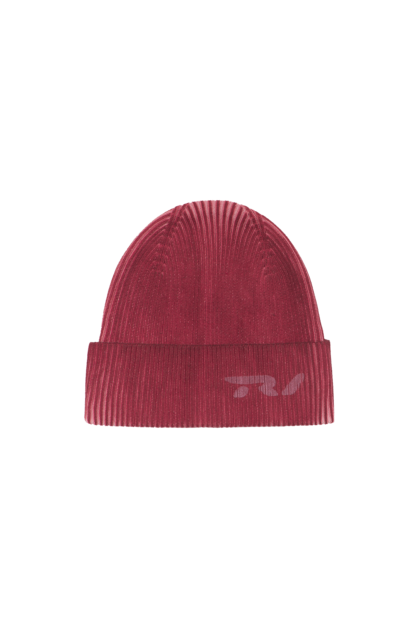 Red Logo Knit Beanie