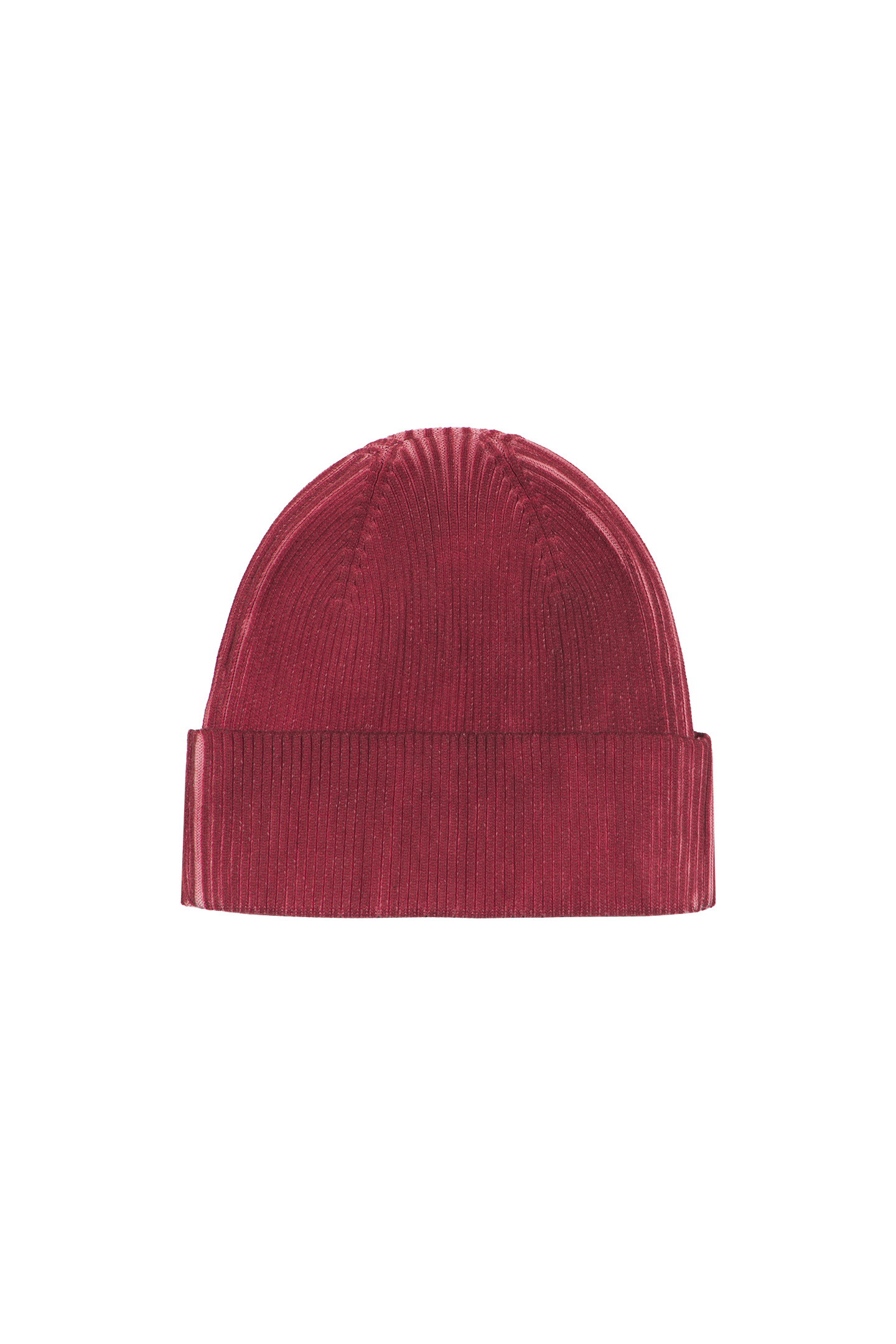 Red Logo Knit Beanie