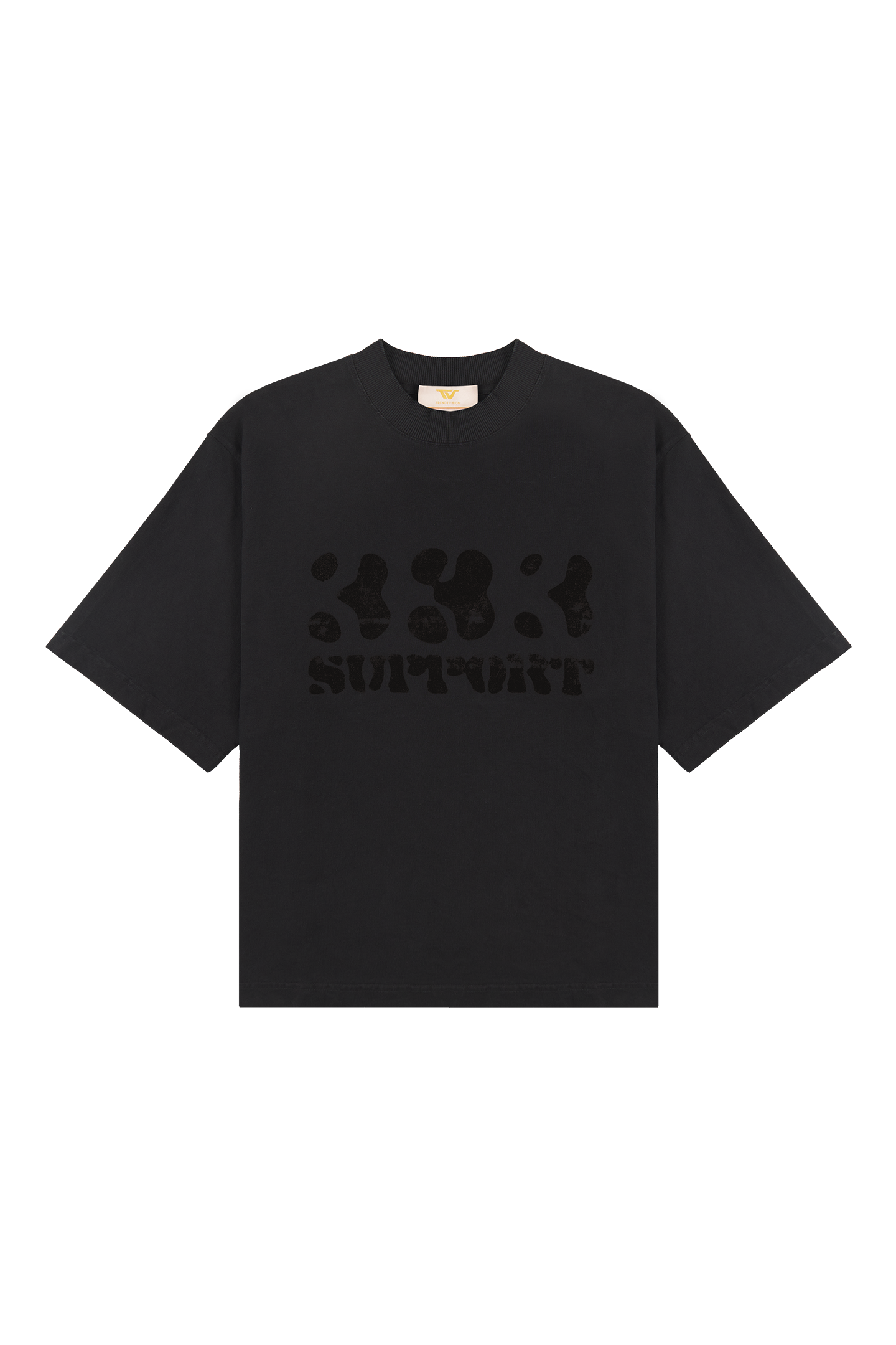 Black Support Tee
