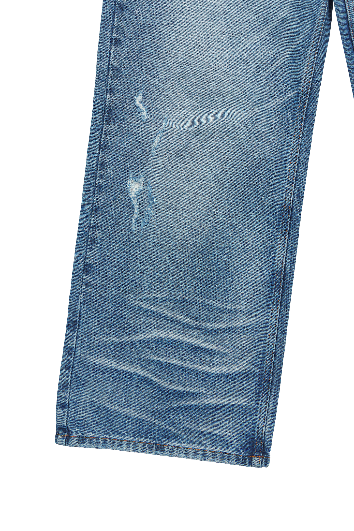 Blue Whisker Denim Jeans