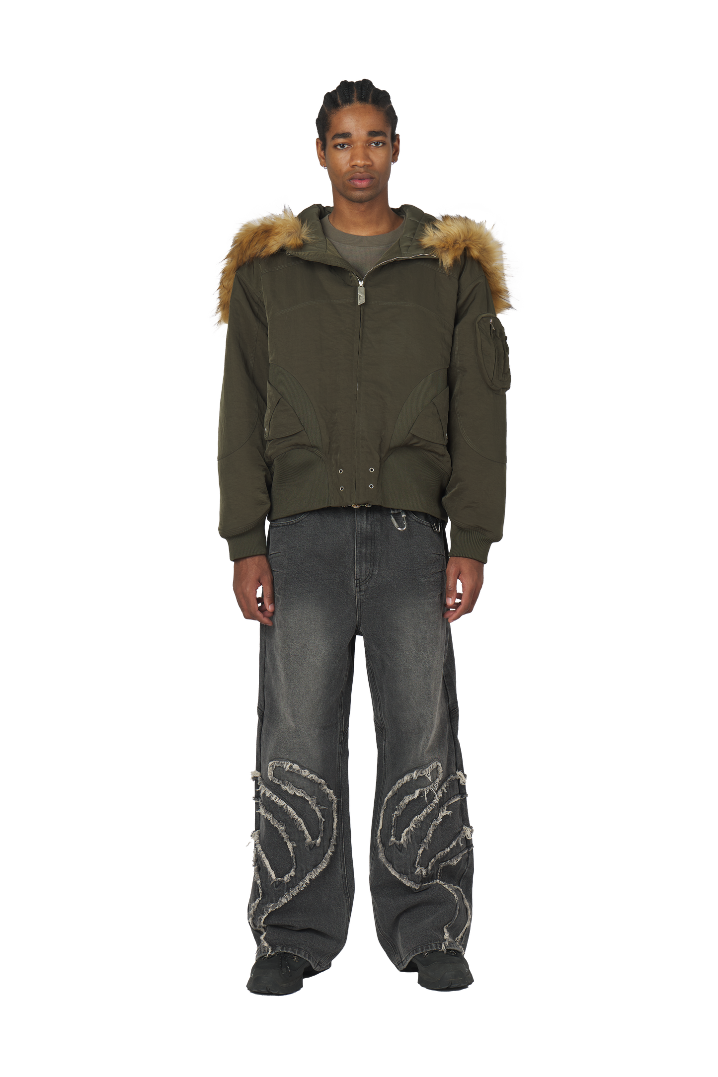 jcaesar studio double zipper MA-1 jacket jcaesar studio double zipper MA-1 jacket