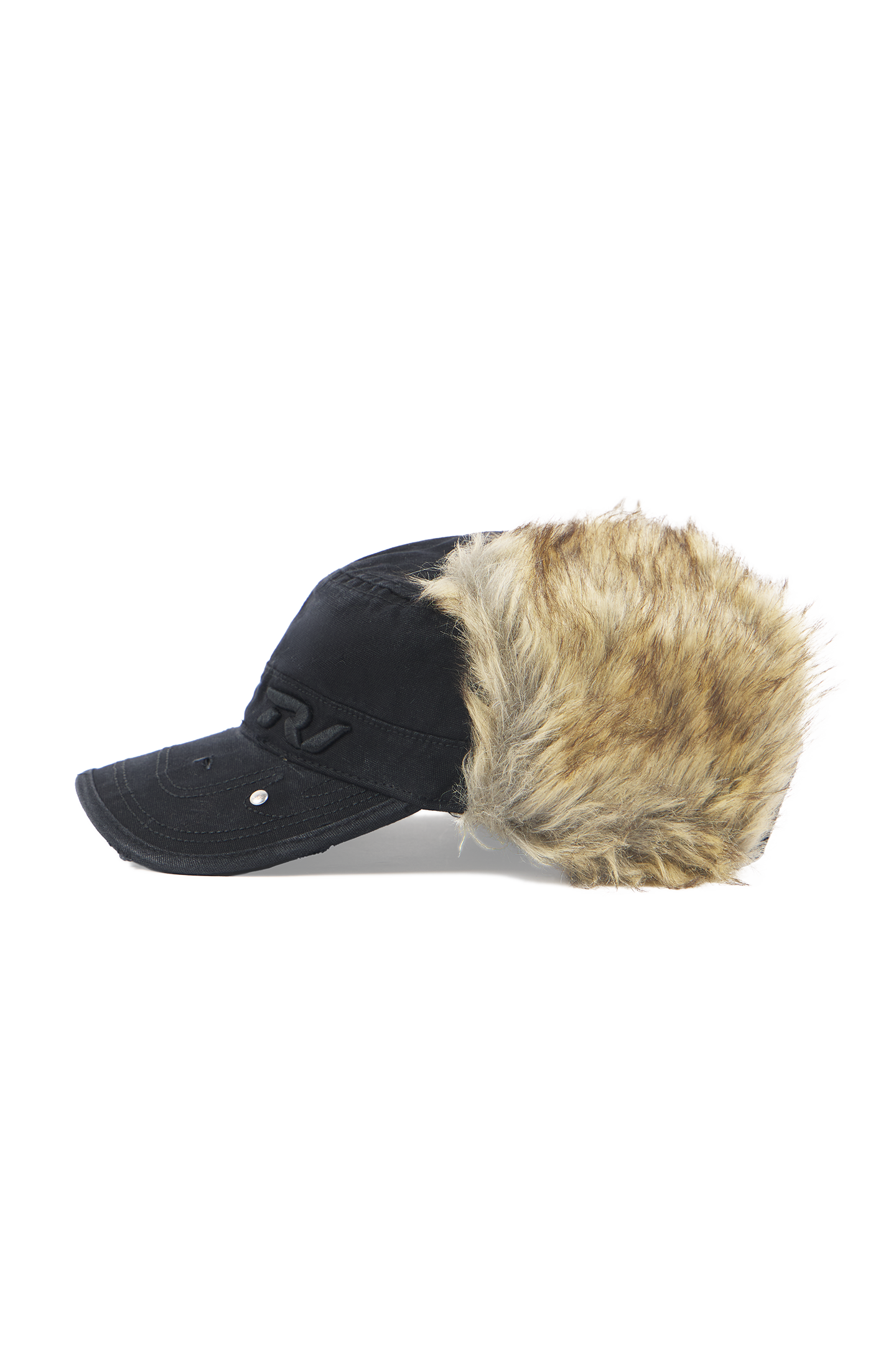 Black Fur Cap