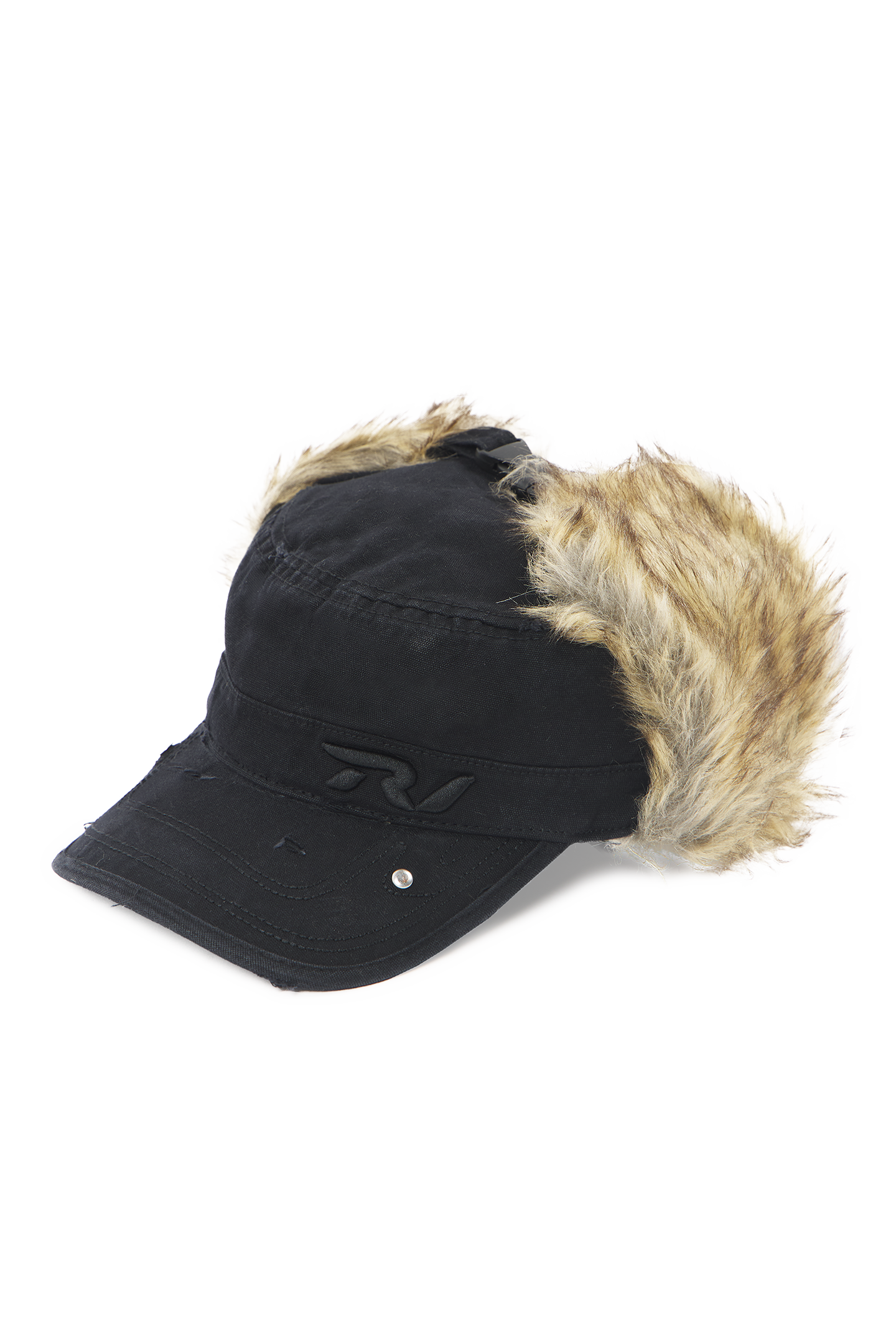 Black Fur Cap