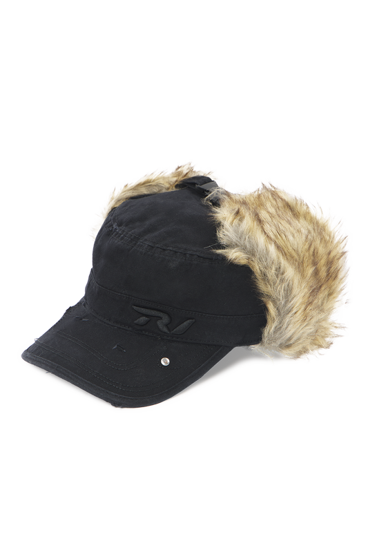 Black Fur Cap