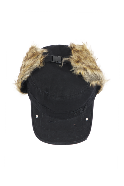 Black Fur Cap