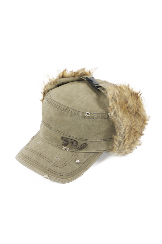 Olive Fur Cap