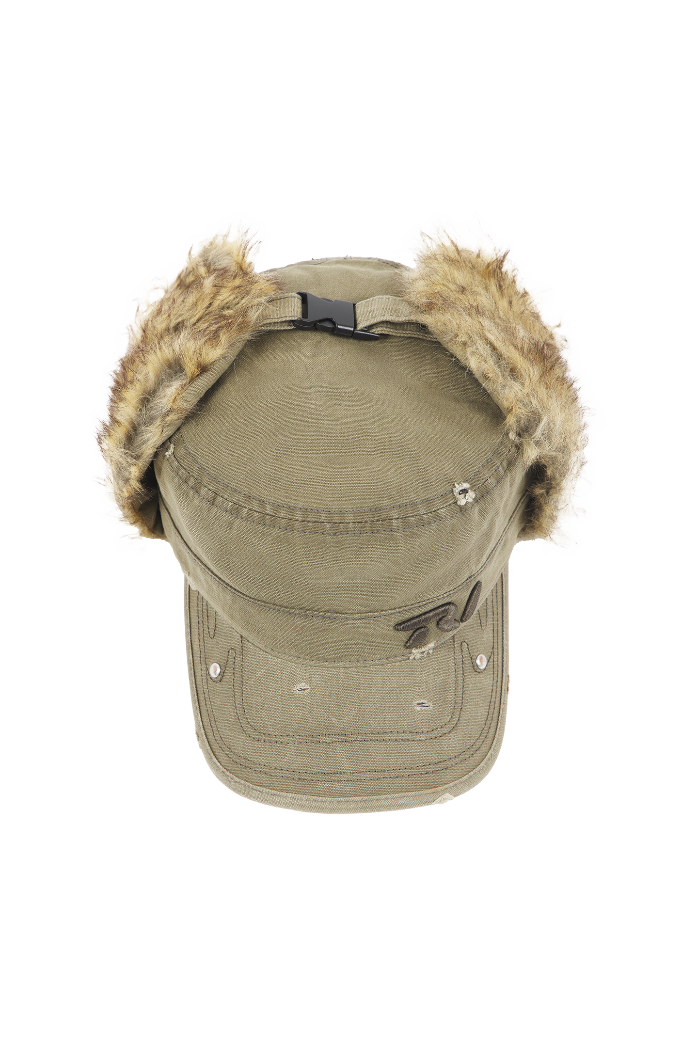 Olive Fur Cap