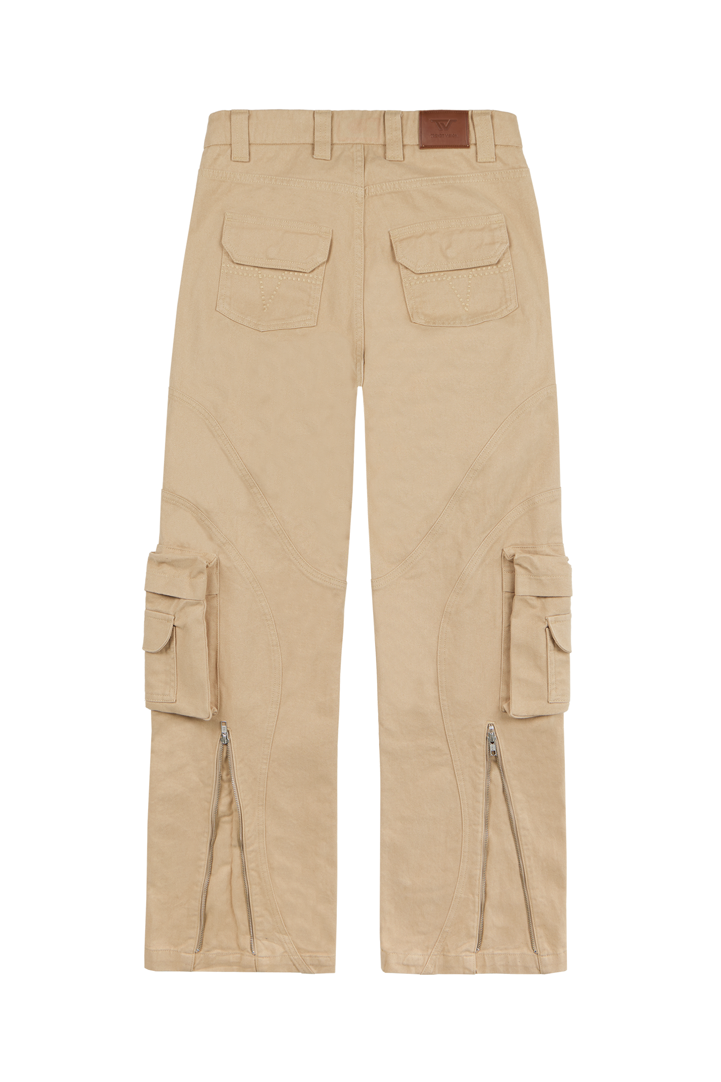 Beige Net Cargo Pants 2.0