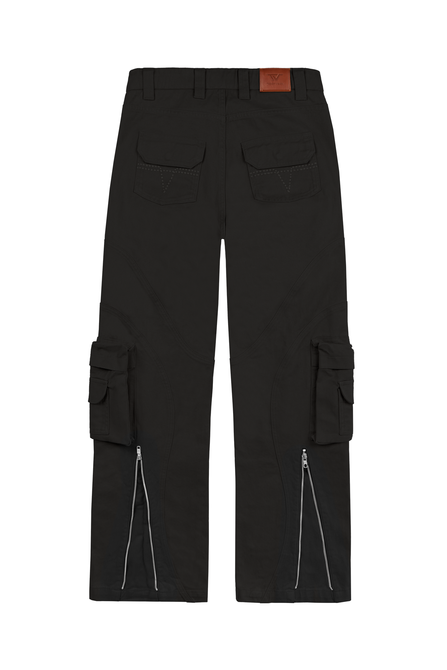 Black Net Cargo Pants 2.0 – Trendt Vision