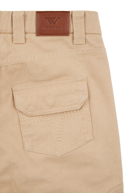 Beige Net Cargo Pants 2.0