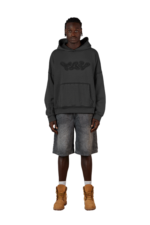 Black Double Layered Hoodie – Trendt Vision