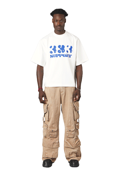 White Support Tee