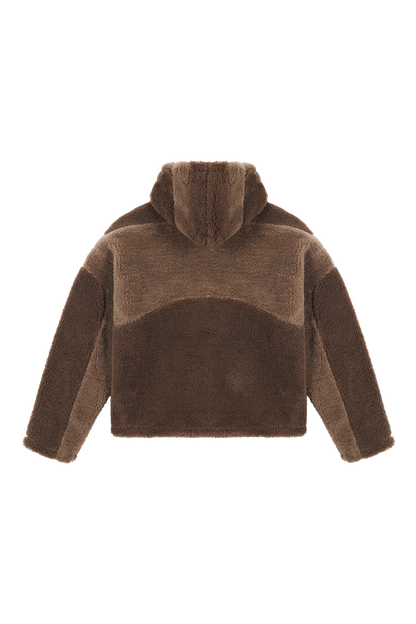 Mud Brown Basic Fleece Jacket