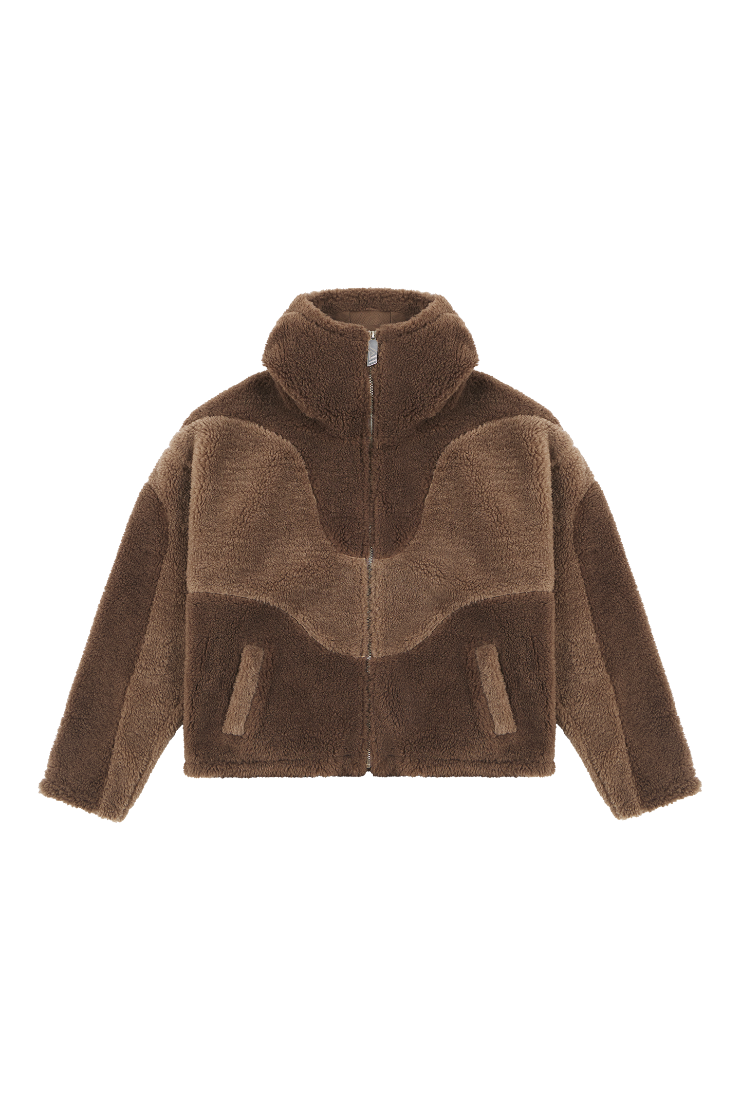 Mud Brown Basic Fleece Jacket