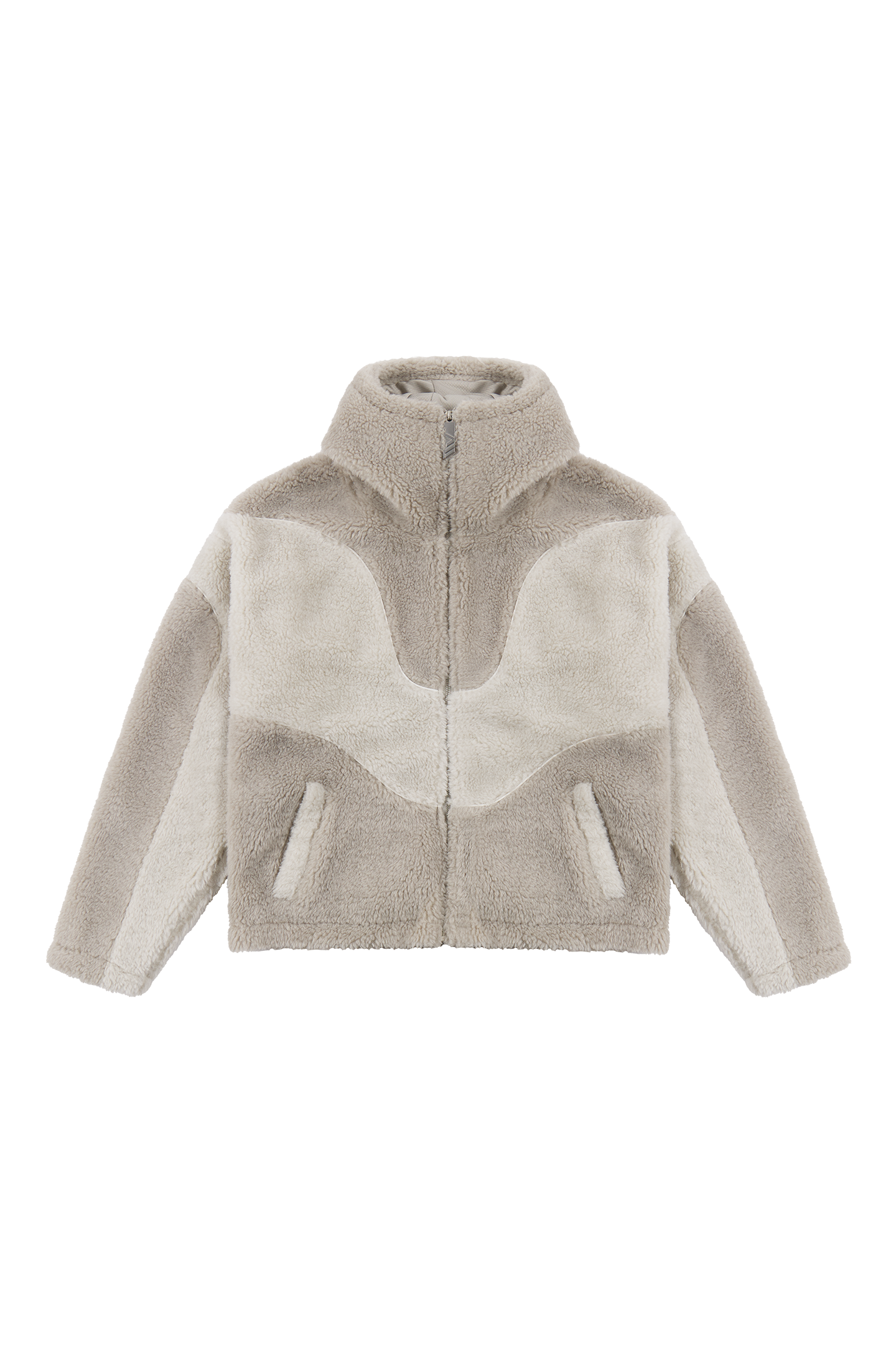 Stone Grey Basic Fleece Jacket