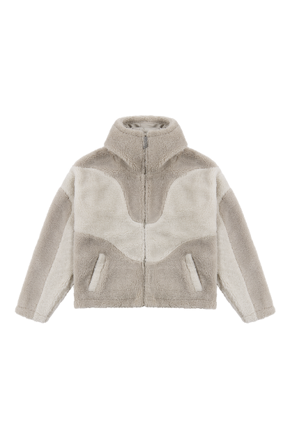 Stone Grey Fleece Jacket