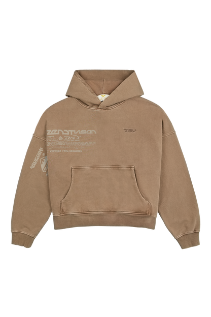 Brown "Eruption" Hoodie