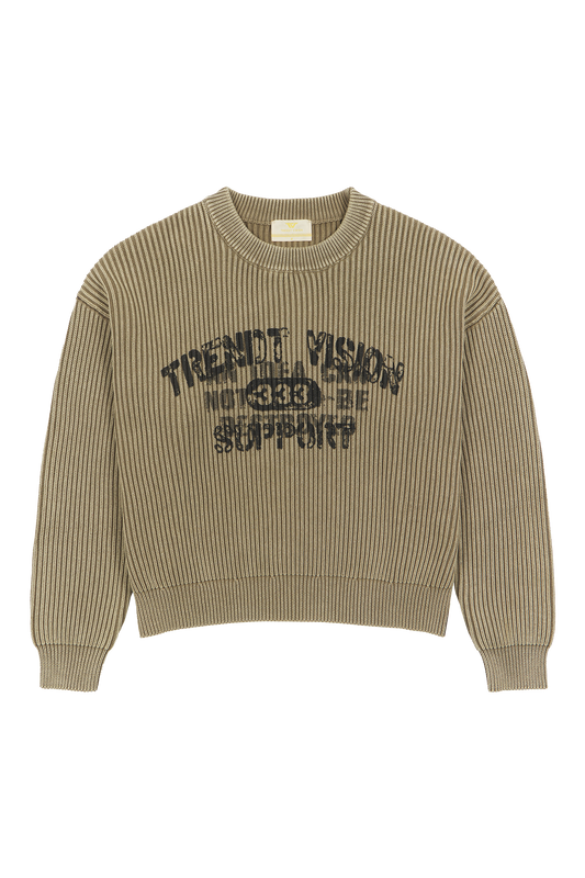 Beige "Eternal" Knit Sweater