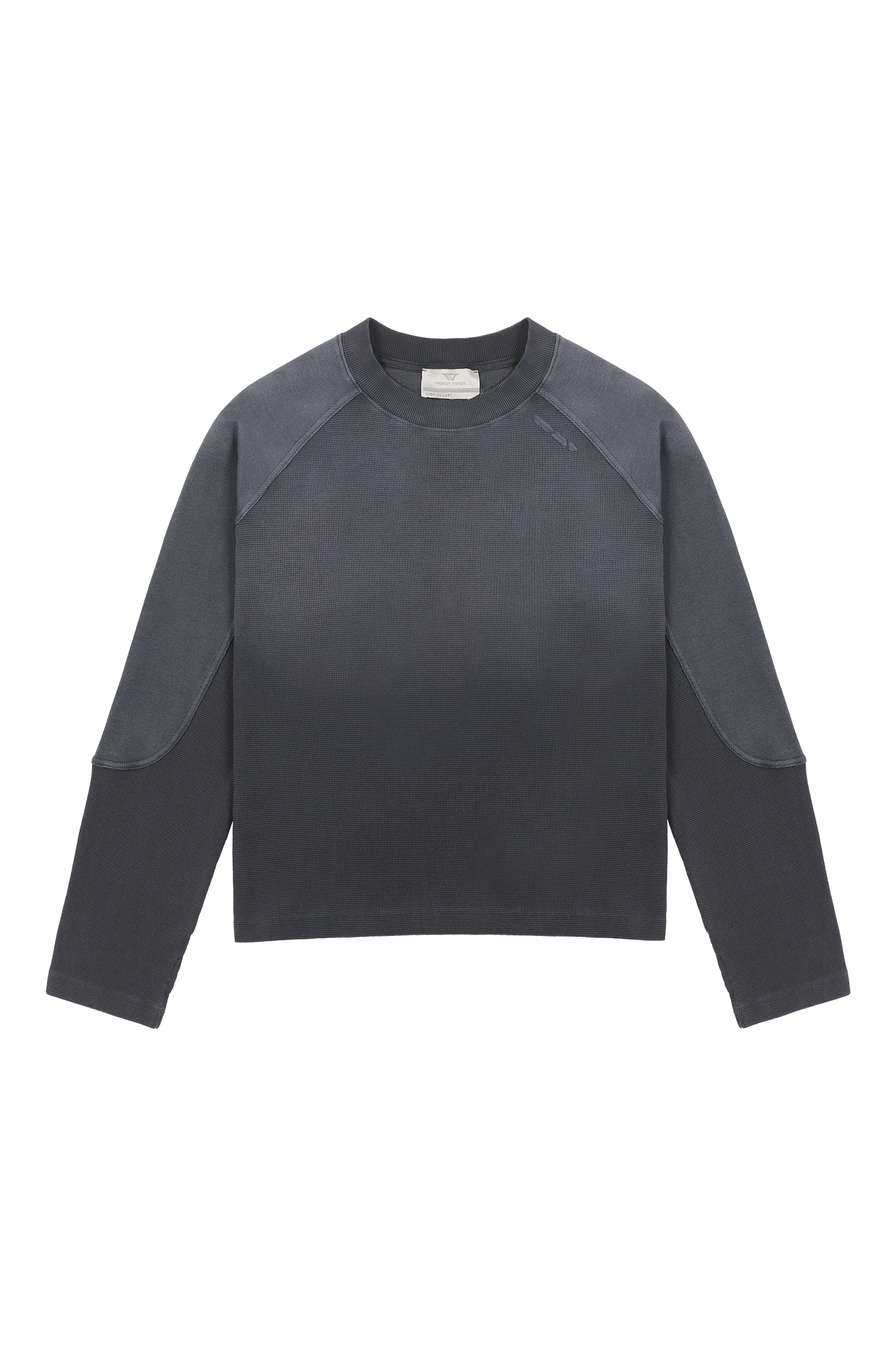 Anthracite Waffle Longsleeve