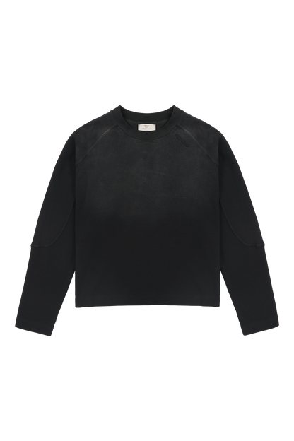 Ash Black Waffle Longsleeve