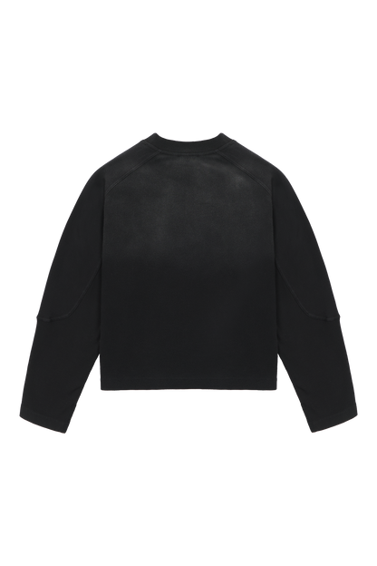 Ash Black Waffle Longsleeve