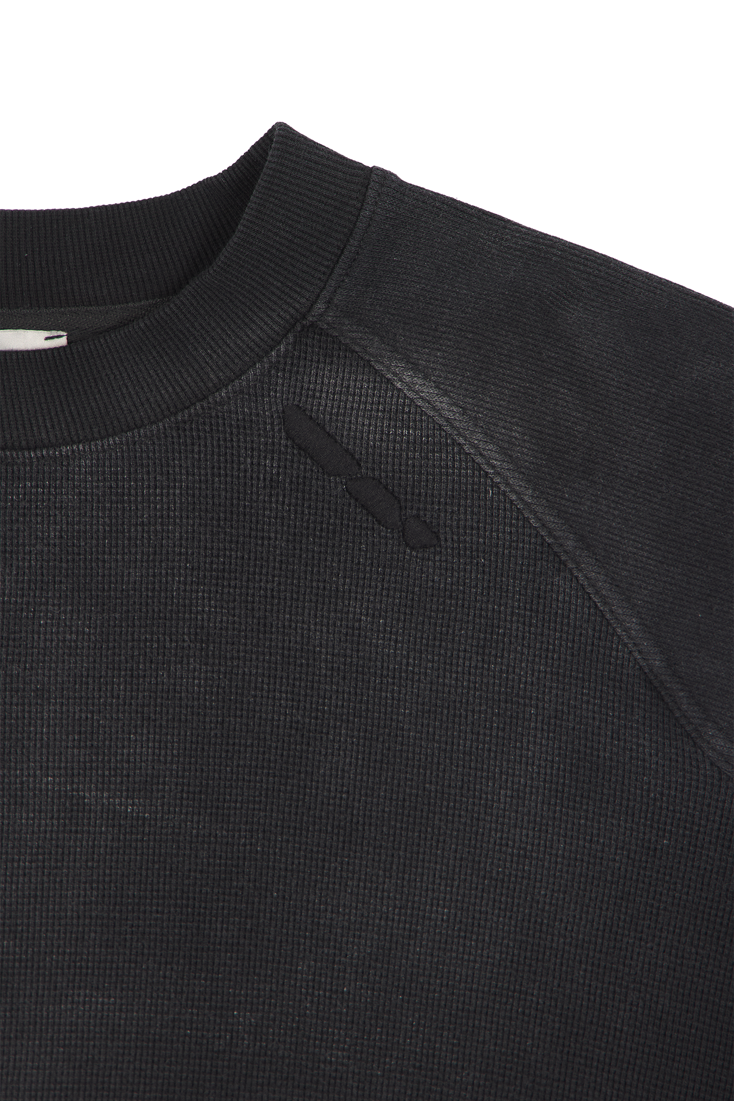 Ash Black Waffle Longsleeve