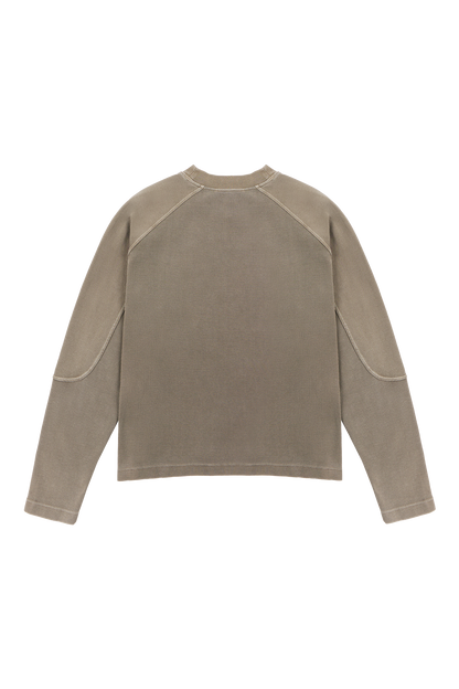 Mud Brown Waffle Longsleeve