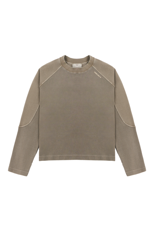 Mud Brown Waffle Longsleeve