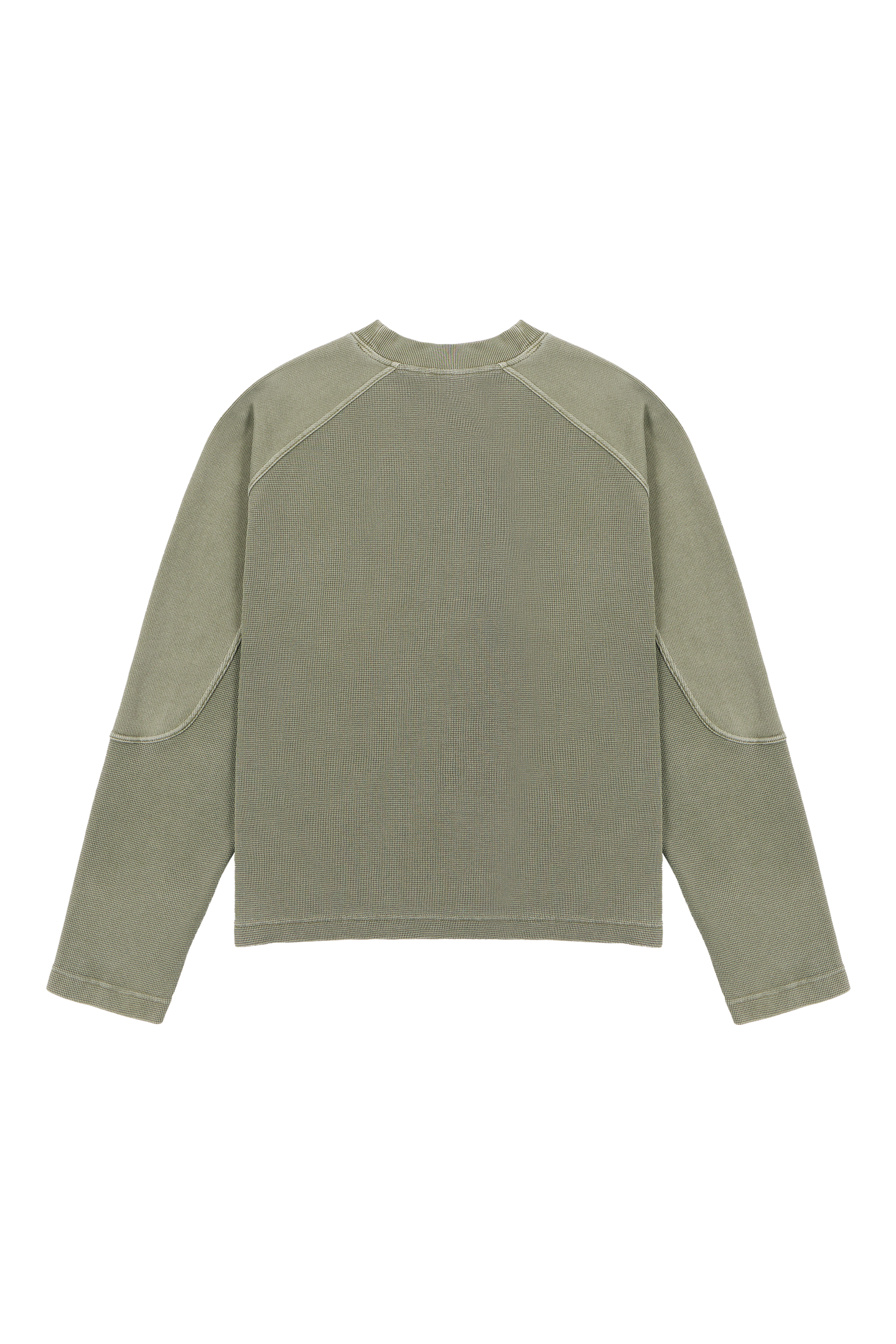 Burnt Olive Waffle Longsleeve