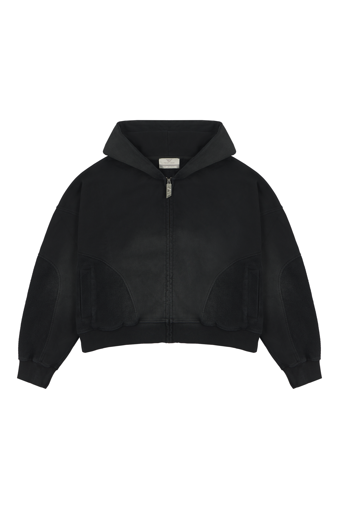 Pitch Black Zip Hoodie