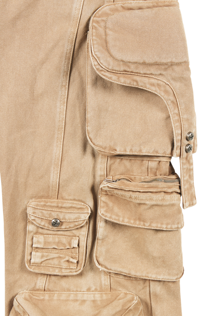Multi Pocket Safari Cargo Pants