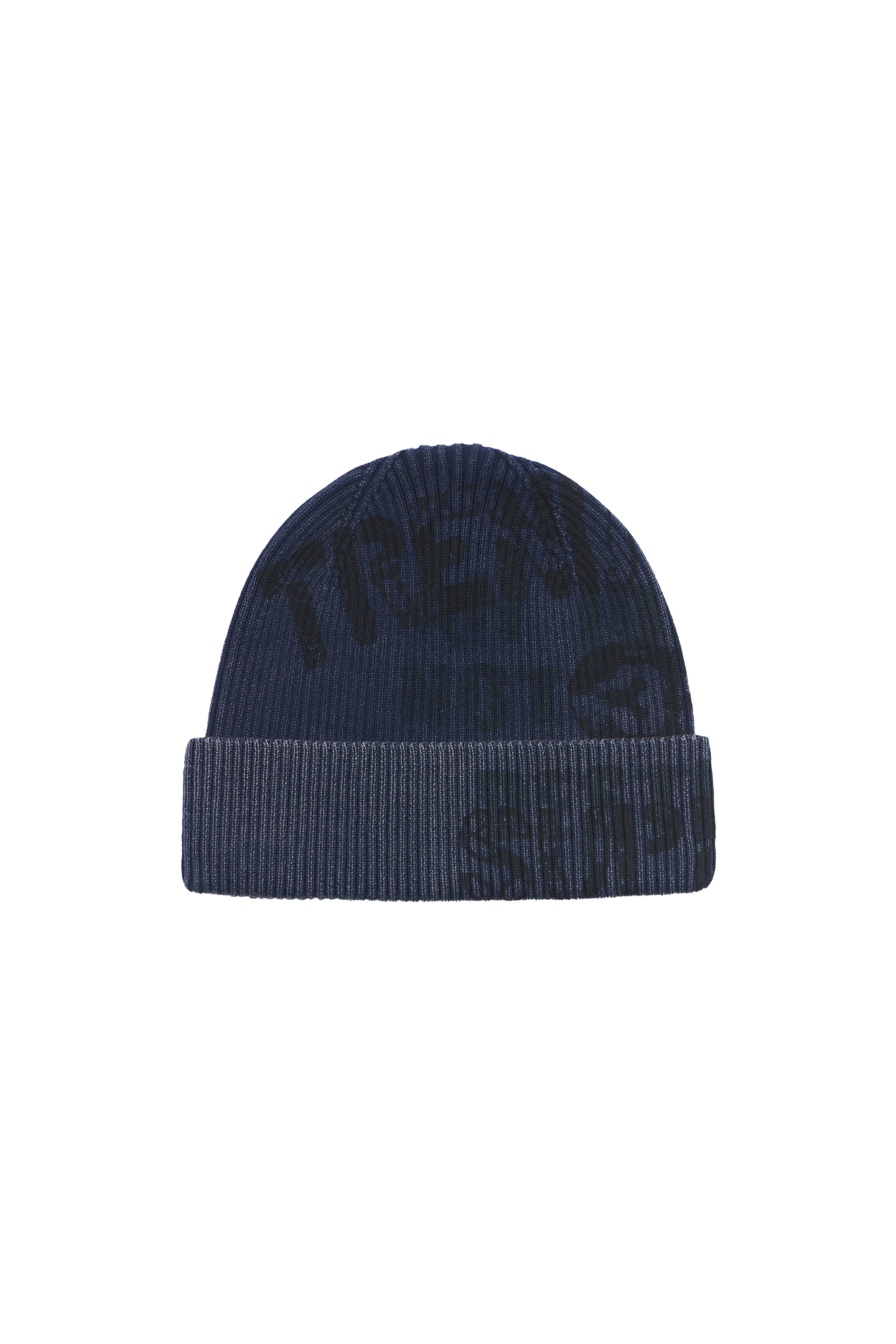 Navy Graphic Beanie