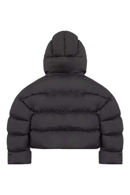 Ash Black Puffer Jacket