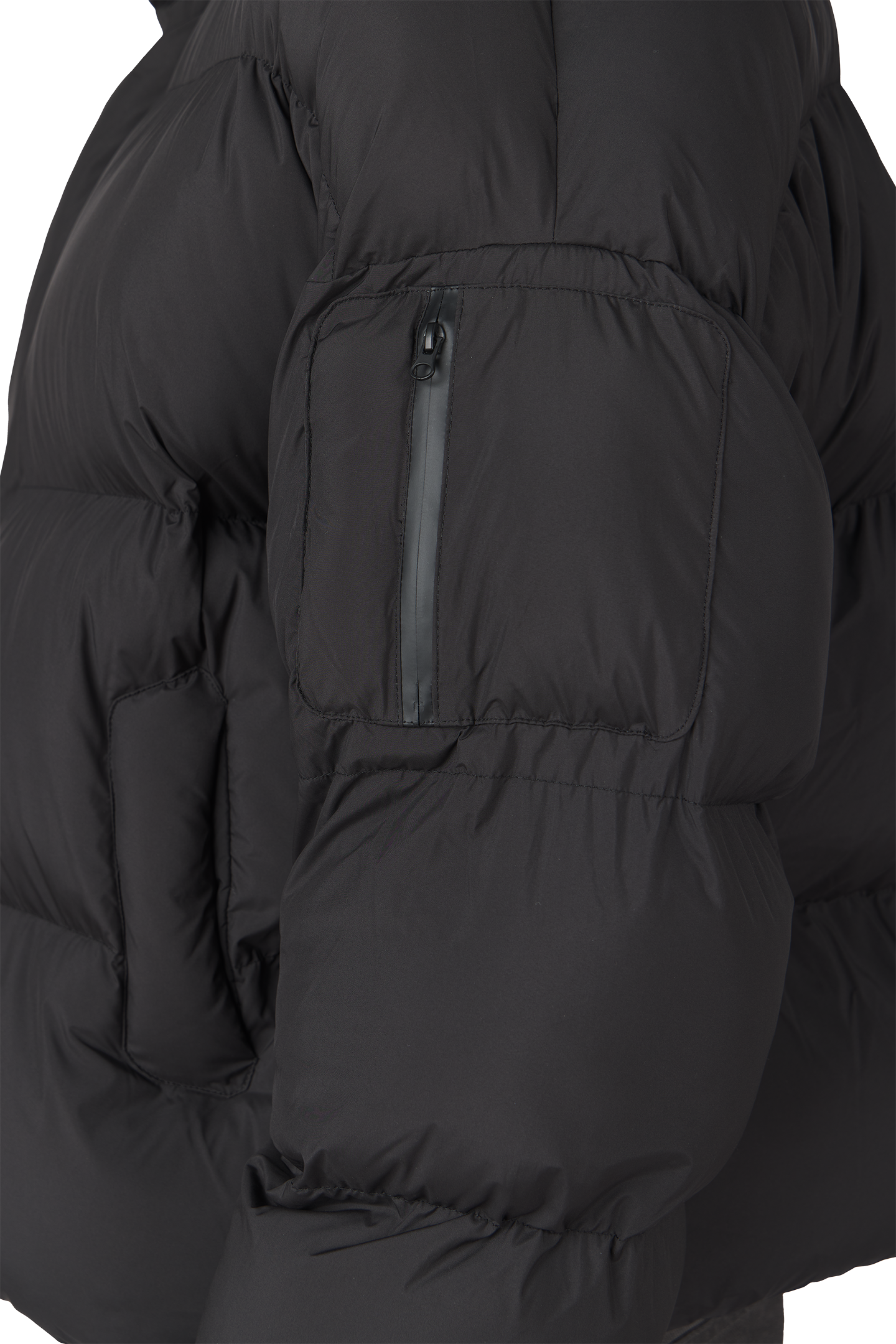 Ash Black Puffer Jacket