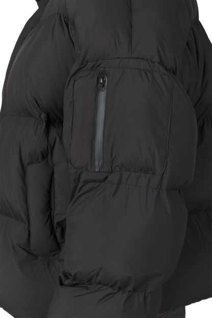 Ash Black Puffer Jacket