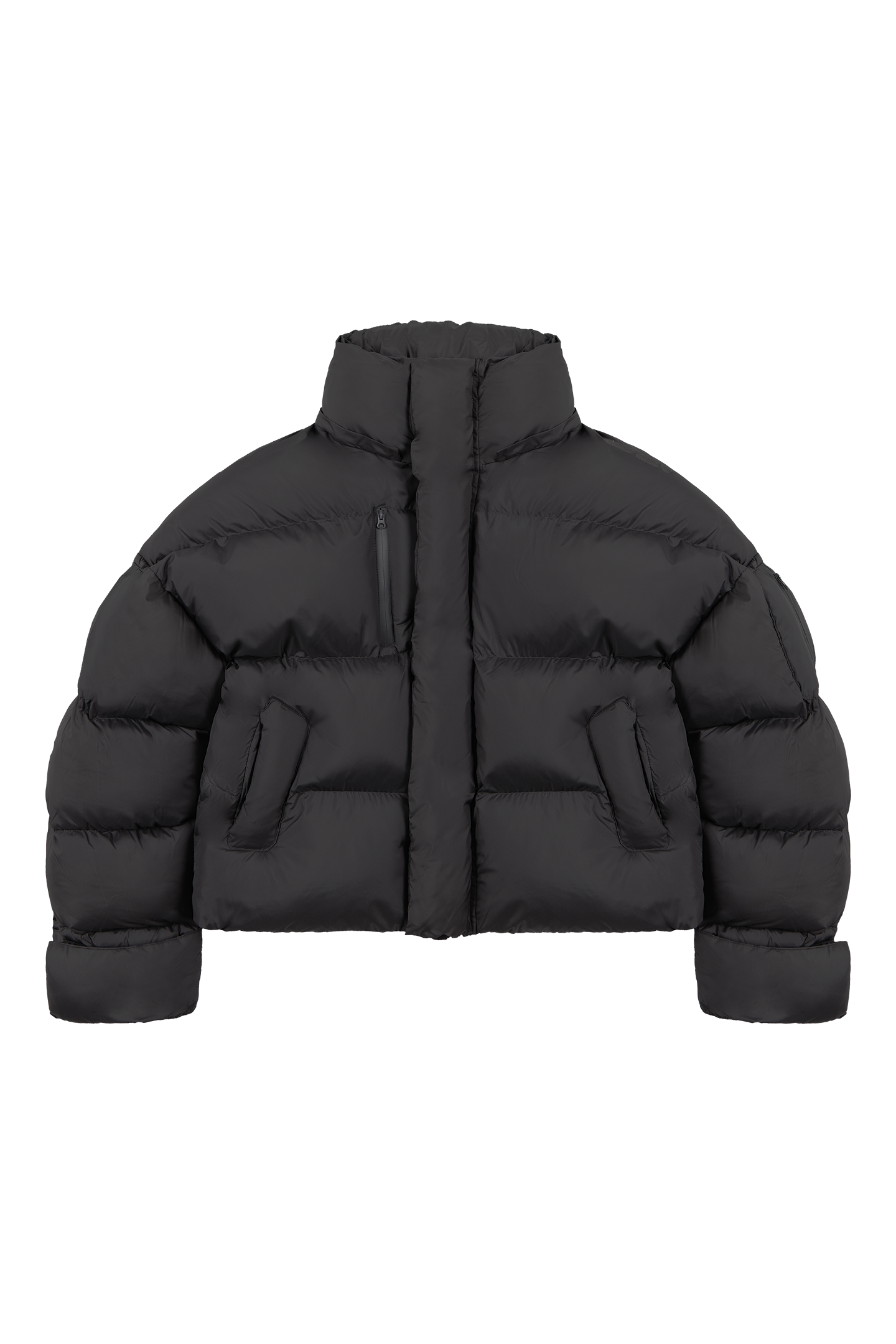 Ash Black Puffer Jacket