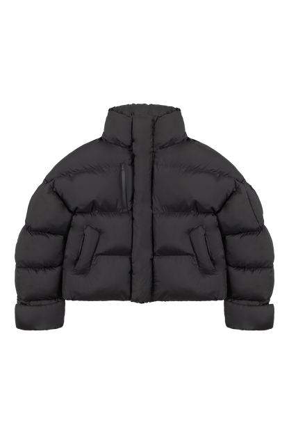 Ash Black Puffer Jacket