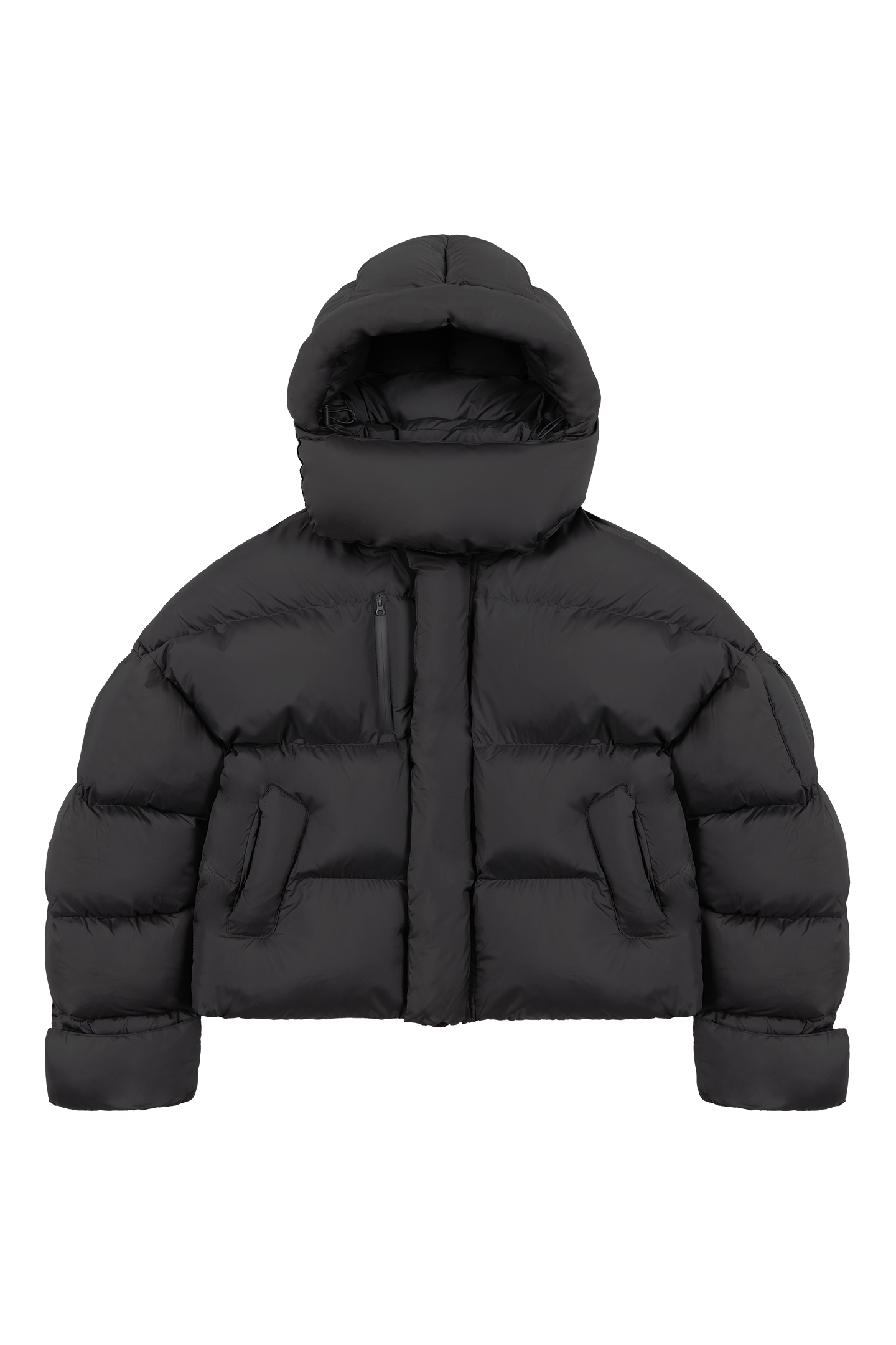 Ash Black Puffer Jacket