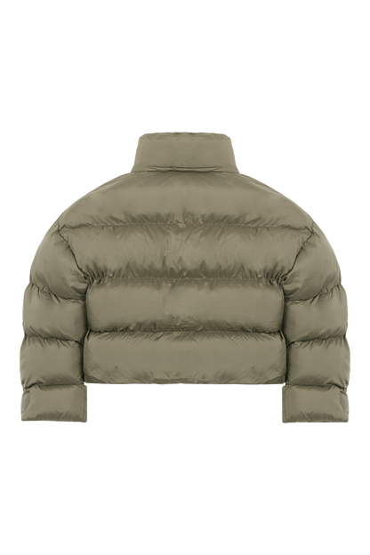 Burnt Olive Puffer Jacket