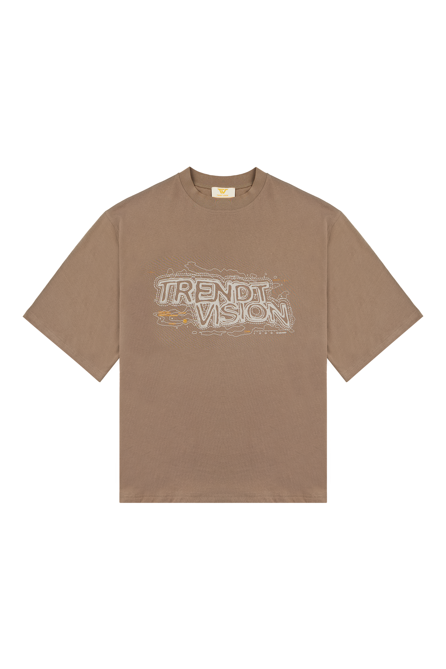 Brown Logo Tee