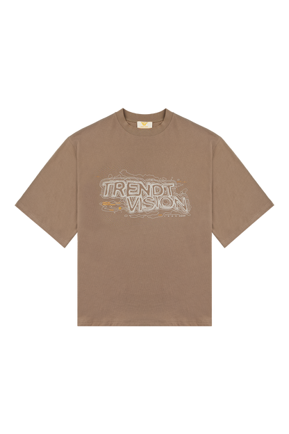 Brown Logo Tee