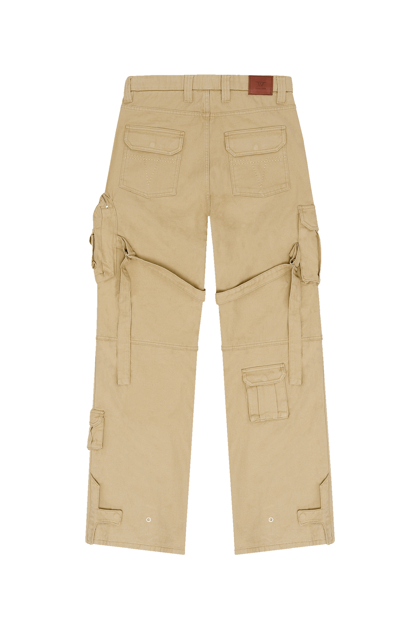 Pocket Detail Cargo Trousers - #beige #Cargo #Detail #Pocket