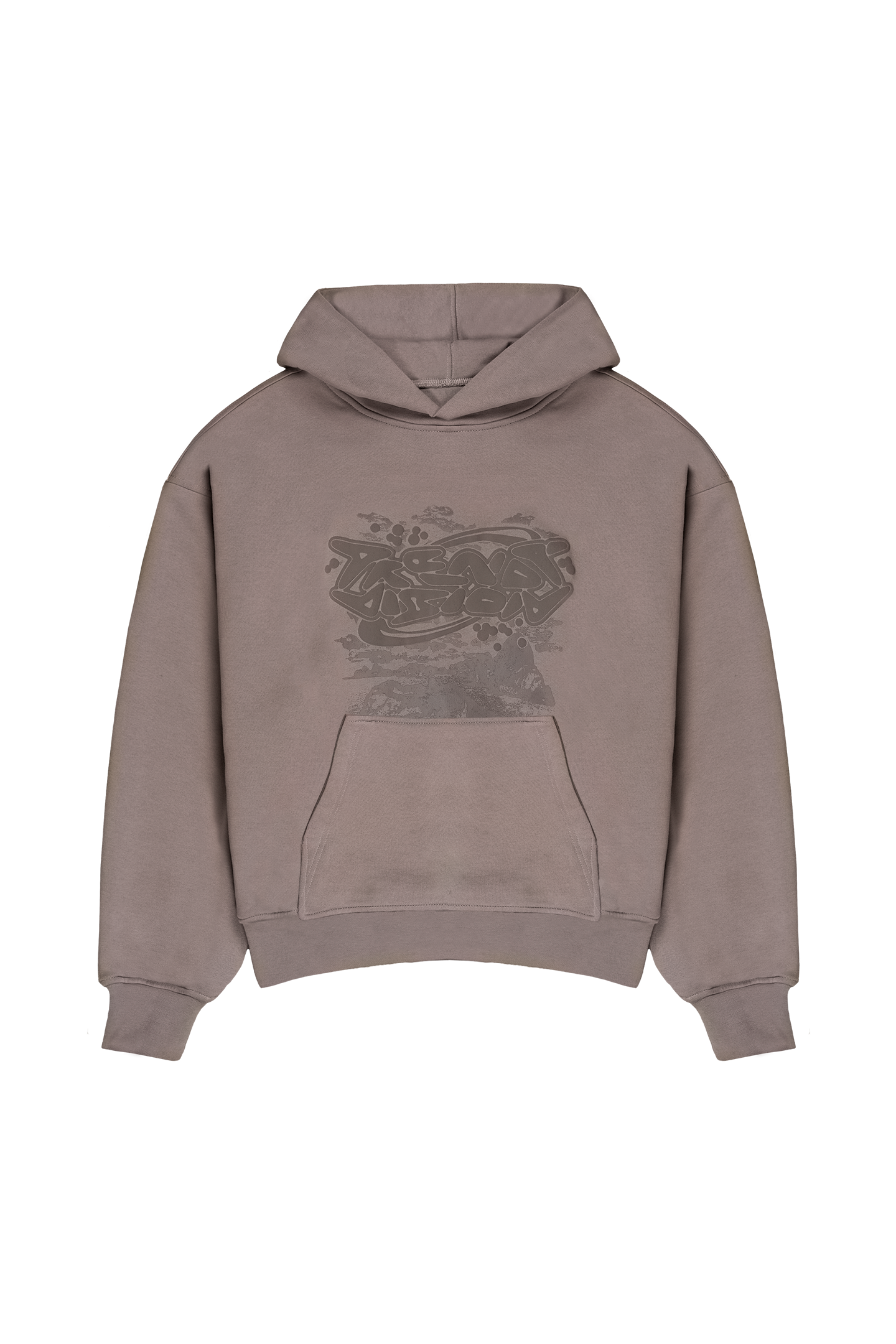 Double Layered Hoodie Stone – Trendt Vision